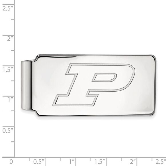 Sterling Silver Purdue Money Clip - Picture 2 of 3